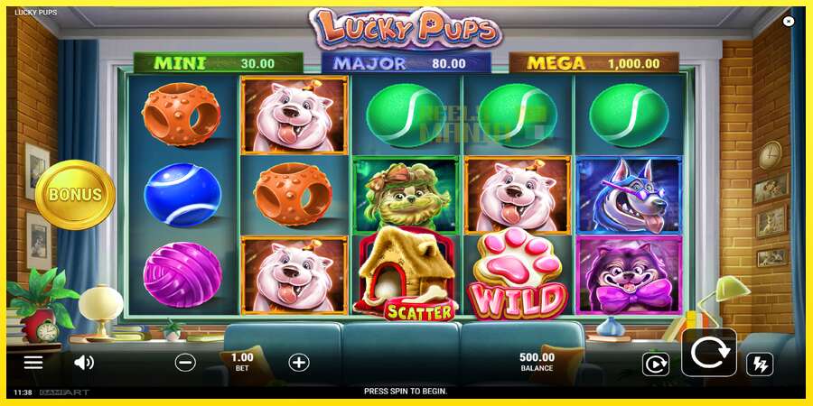 Riktiga pengar med en spelautomat Lucky Pups, bild 2