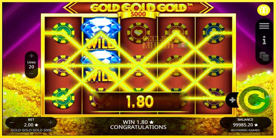 Riktiga pengar med en spelautomat Gold Gold Gold 5000, bild 4