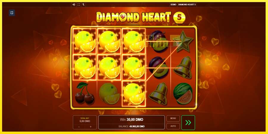 Riktiga pengar med en spelautomat Diamond Heart 5, bild 3