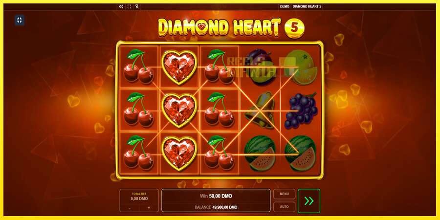 Riktiga pengar med en spelautomat Diamond Heart 5, bild 4