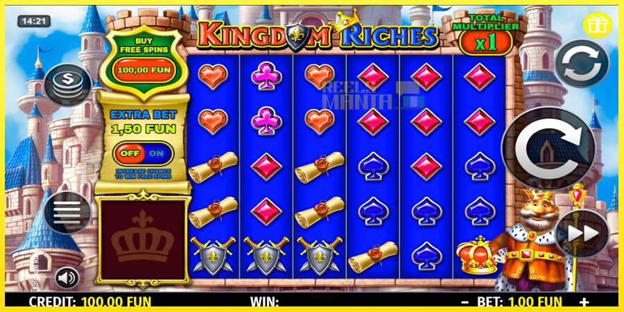 Riktiga pengar med en spelautomat Kingdom Riches, bild 1