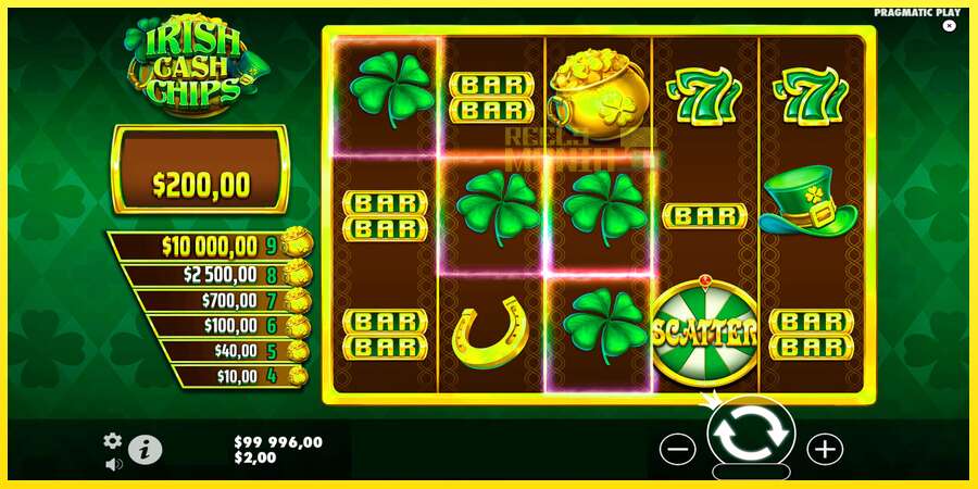 Riktiga pengar med en spelautomat Irish Cash Chips, bild 2