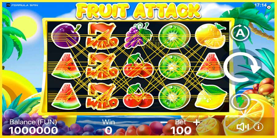 Riktiga pengar med en spelautomat Fruit Attack, bild 1