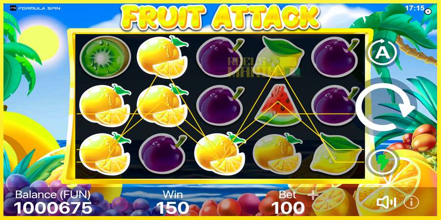 Riktiga pengar med en spelautomat Fruit Attack, bild 2