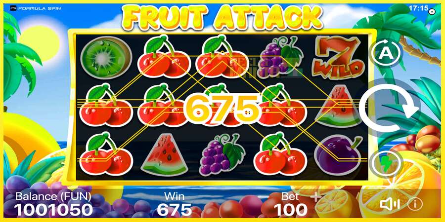 Riktiga pengar med en spelautomat Fruit Attack, bild 3