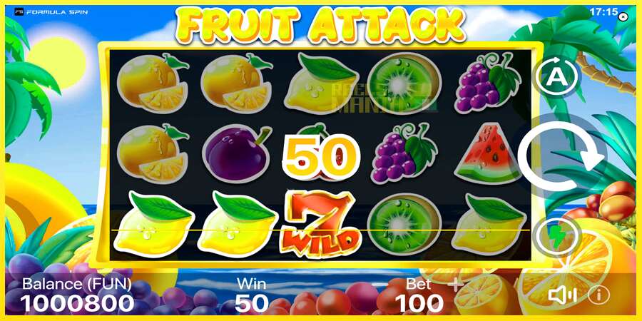 Riktiga pengar med en spelautomat Fruit Attack, bild 4