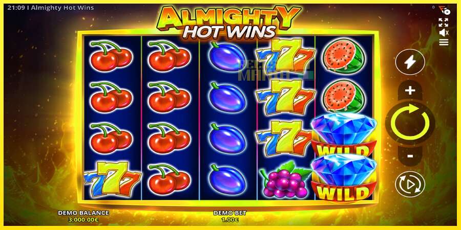 Riktiga pengar med en spelautomat Almighty Hot Wins, bild 1