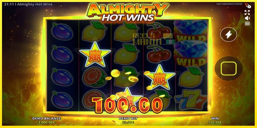 Riktiga pengar med en spelautomat Almighty Hot Wins, bild 3