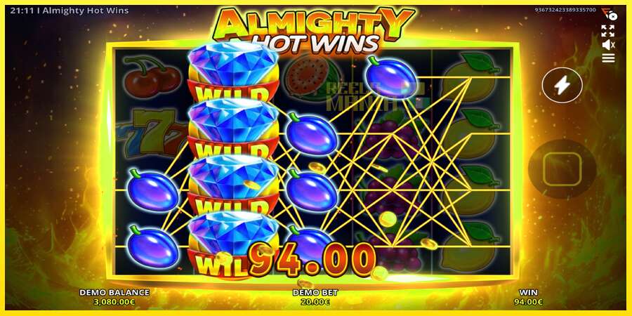 Riktiga pengar med en spelautomat Almighty Hot Wins, bild 4