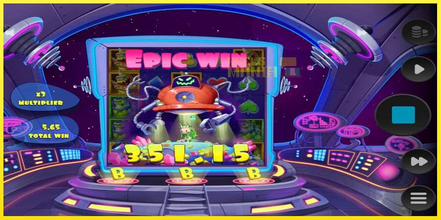 Riktiga pengar med en spelautomat Space Attacks Dream Drop, bild 3