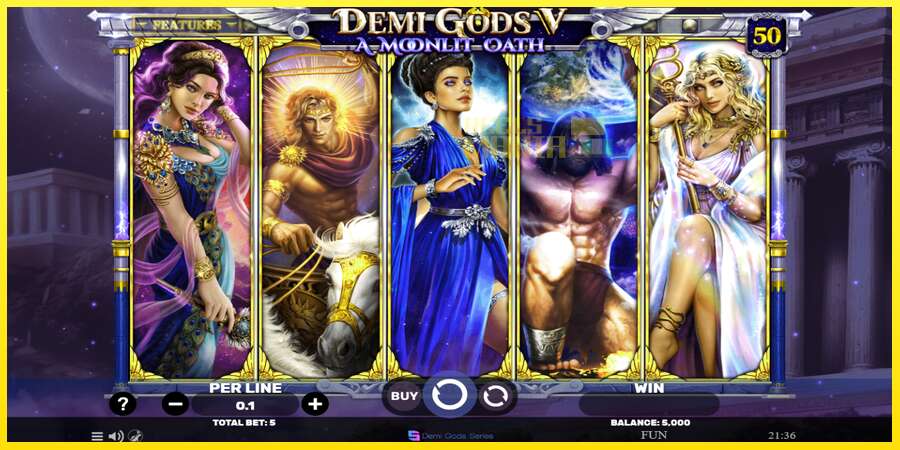 Riktiga pengar med en spelautomat Demi Gods V – A Moonlit Oath, bild 2