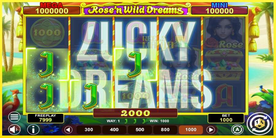 Riktiga pengar med en spelautomat Rose’n Wild Dreams Hold & Win, bild 3