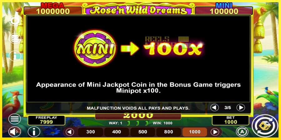 Riktiga pengar med en spelautomat Rose’n Wild Dreams Hold & Win, bild 6