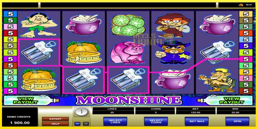 Riktiga pengar med en spelautomat Moonshine, bild 3