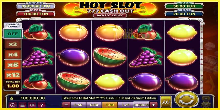 Riktiga pengar med en spelautomat Hot Slot: 777 Cash Out Grand Platinum Edition, bild 1