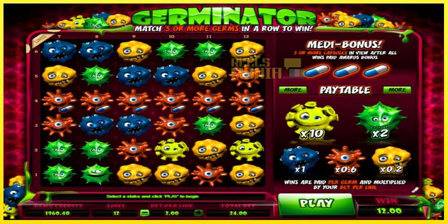 Riktiga pengar med en spelautomat Germinator, bild 1