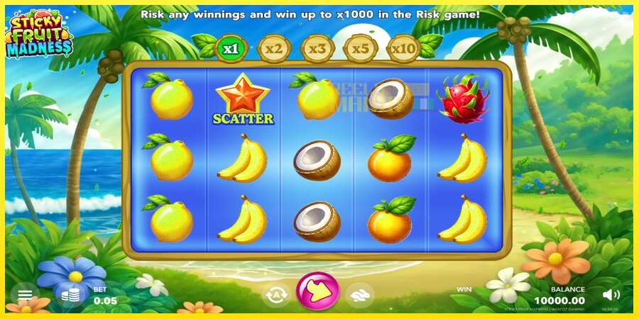 Riktiga pengar med en spelautomat Sticky Fruit Madness, bild 1