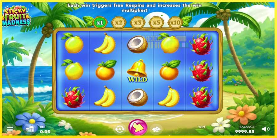 Riktiga pengar med en spelautomat Sticky Fruit Madness, bild 2