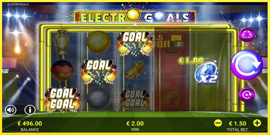 Riktiga pengar med en spelautomat Electro Goals, bild 3