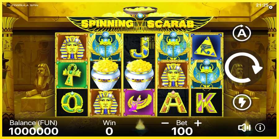 Riktiga pengar med en spelautomat Spinning Scarab, bild 2