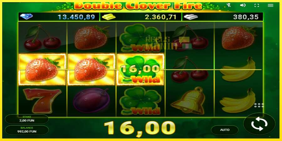 Riktiga pengar med en spelautomat Double Clover Fire, bild 3