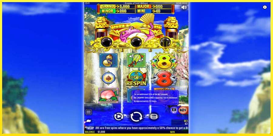 Riktiga pengar med en spelautomat Dreams of Gold Jackpot, bild 2