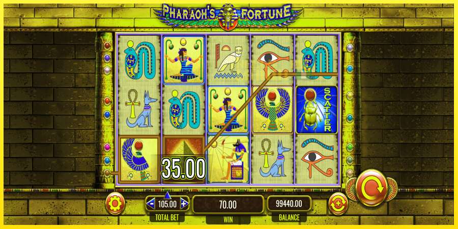 Riktiga pengar med en spelautomat Pharaohs Fortune, bild 3