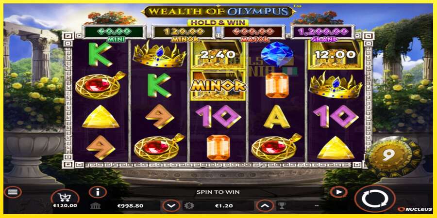 Riktiga pengar med en spelautomat Wealth of Olympus, bild 1