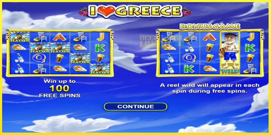 Riktiga pengar med en spelautomat I Love Greece, bild 1