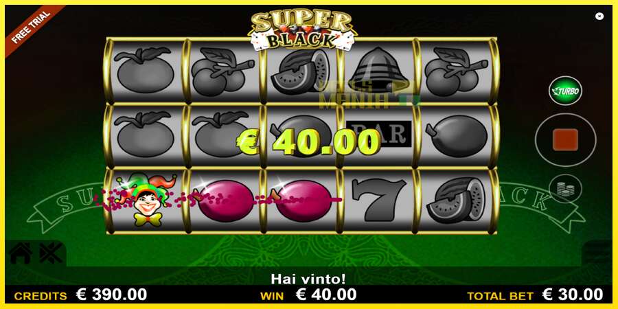 Riktiga pengar med en spelautomat Super Black, bild 4