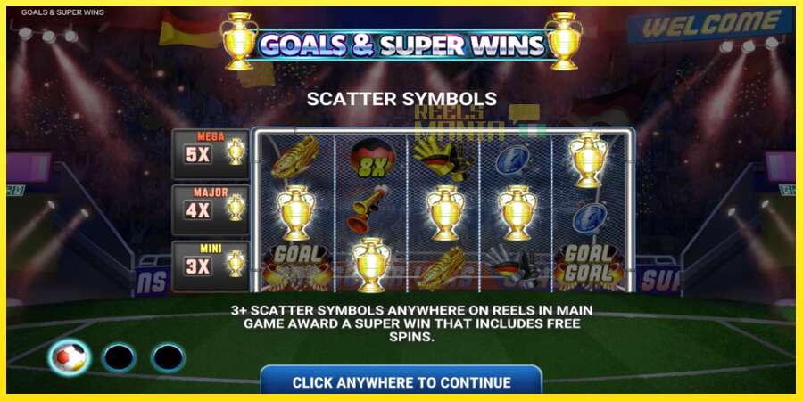 Riktiga pengar med en spelautomat Goals & Super Wins, bild 1