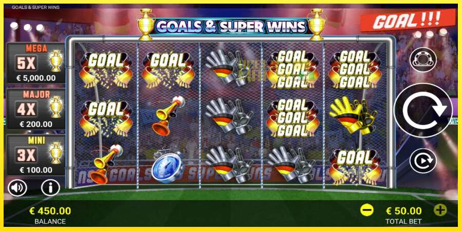 Riktiga pengar med en spelautomat Goals & Super Wins, bild 2