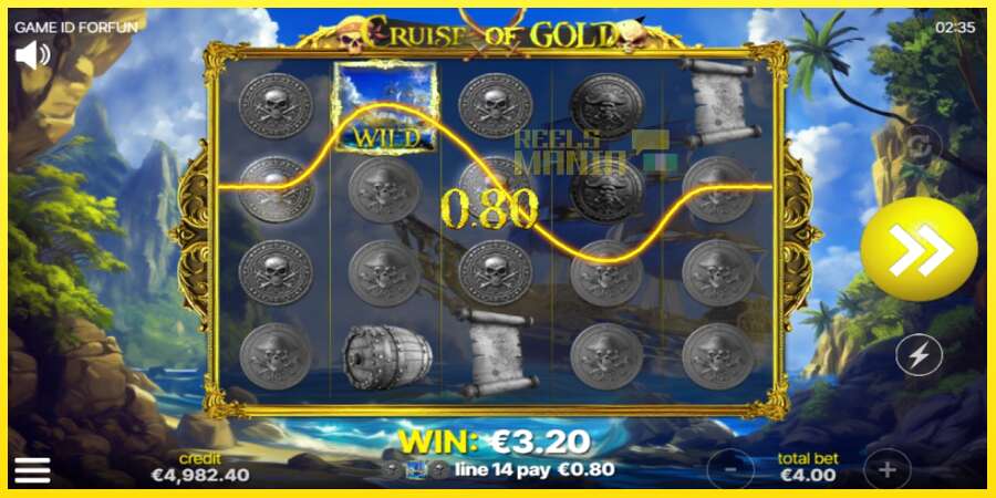 Riktiga pengar med en spelautomat Cruise of Gold, bild 2