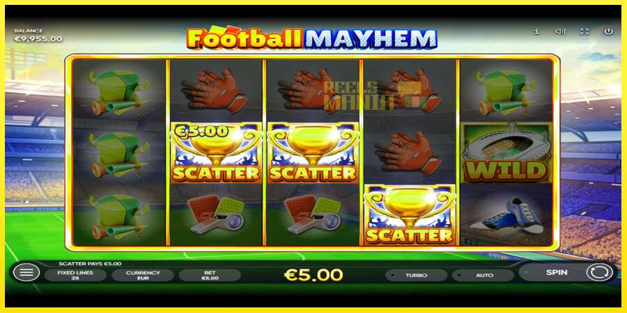 Riktiga pengar med en spelautomat Football Mayhem, bild 3