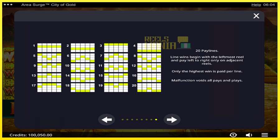 Riktiga pengar med en spelautomat Area Surge City of Gold, bild 6