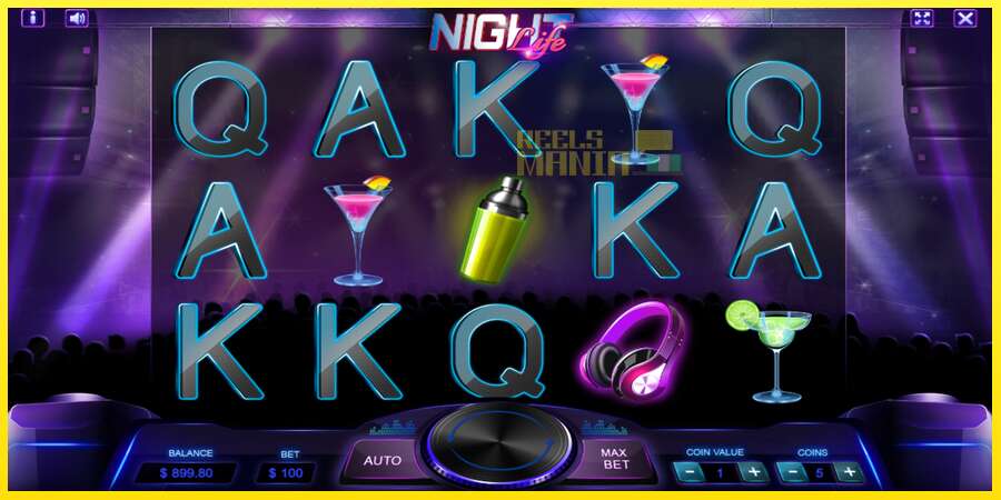 Riktiga pengar med en spelautomat Night Life, bild 1