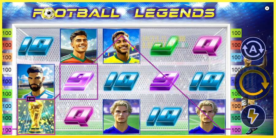 Riktiga pengar med en spelautomat Football Legends, bild 3