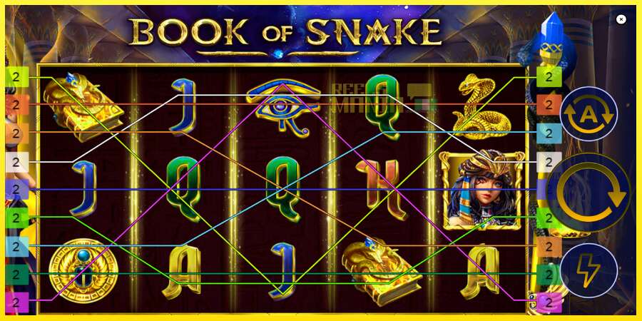 Riktiga pengar med en spelautomat Book of Snake, bild 2