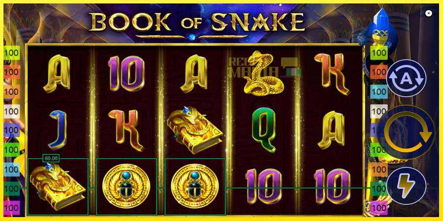 Riktiga pengar med en spelautomat Book of Snake, bild 3