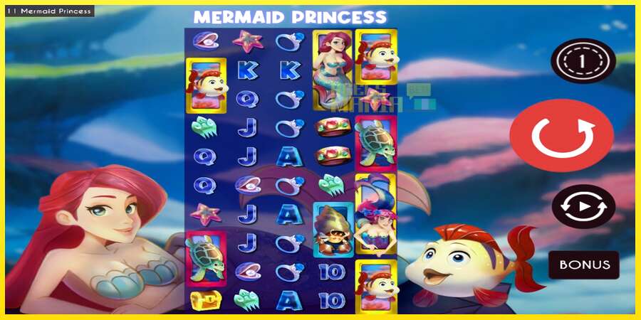 Riktiga pengar med en spelautomat Mermaid Princess, bild 1