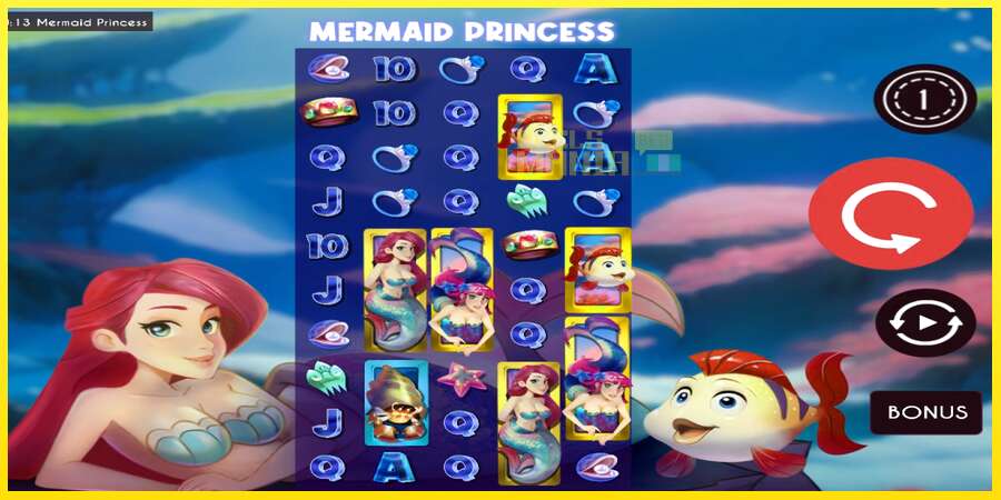 Riktiga pengar med en spelautomat Mermaid Princess, bild 2