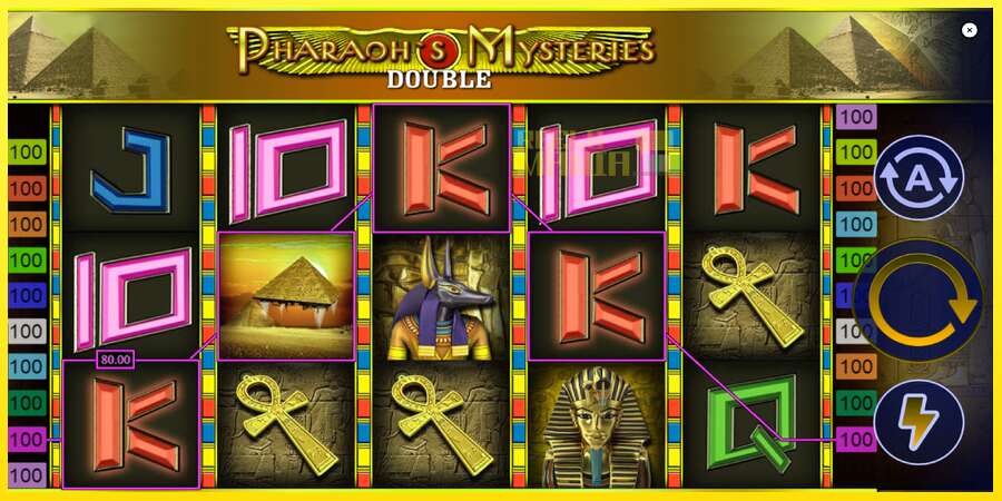 Riktiga pengar med en spelautomat Pharaons Mysteries Double, bild 4