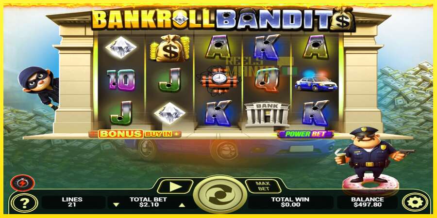 Riktiga pengar med en spelautomat Bankroll Bandits, bild 3