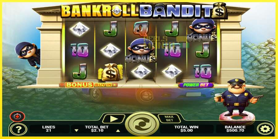 Riktiga pengar med en spelautomat Bankroll Bandits, bild 4