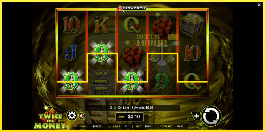 Riktiga pengar med en spelautomat Twice the Money, bild 2