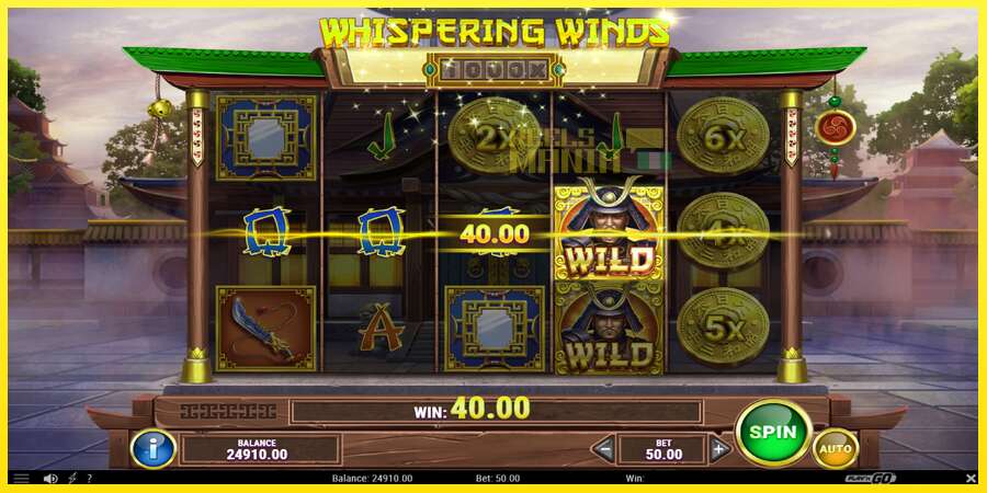 Riktiga pengar med en spelautomat Whispering Winds, bild 4