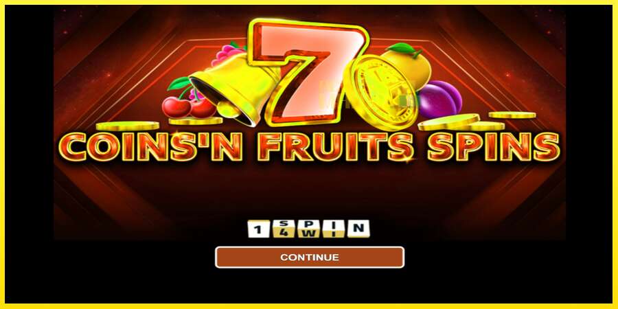 Riktiga pengar med en spelautomat Coinsn Fruits Spins, bild 1