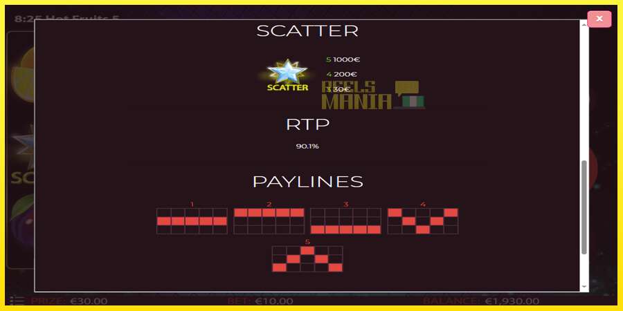Riktiga pengar med en spelautomat Hot Fruits 5, bild 5