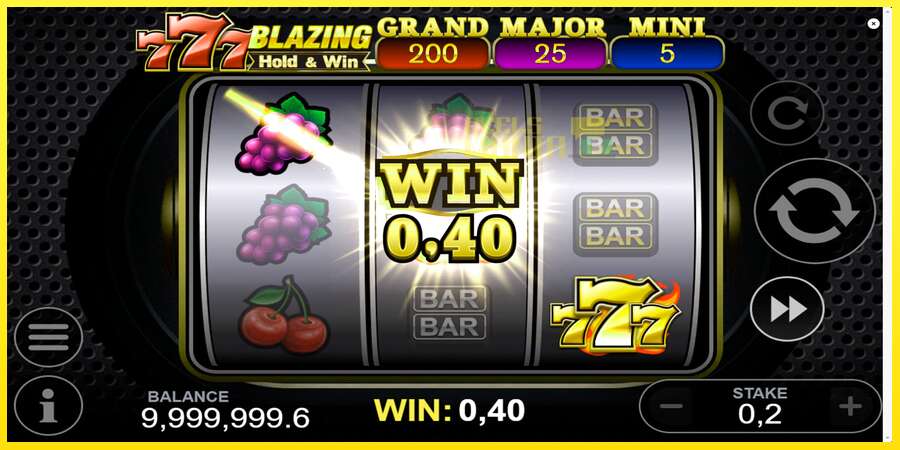 Riktiga pengar med en spelautomat 777 Blazing Hold & Win, bild 2