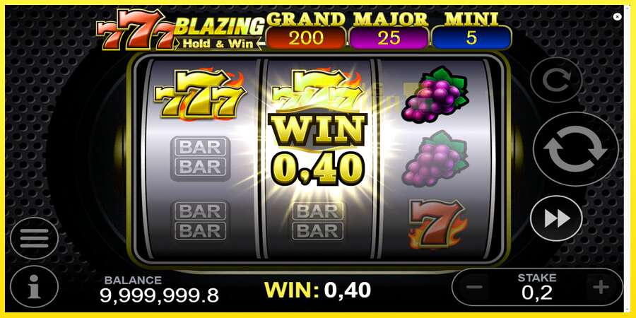 Riktiga pengar med en spelautomat 777 Blazing Hold & Win, bild 3